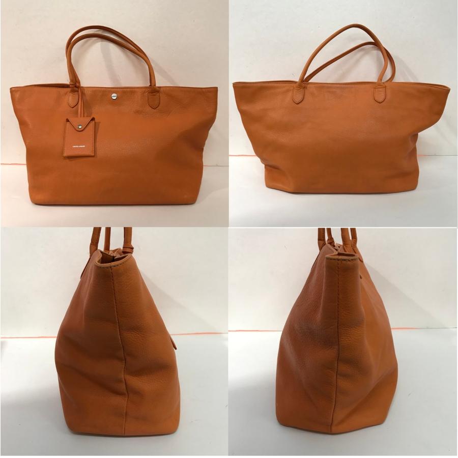 UNITED ARROWS ユナイテッドアローズ　ビジネスレザートートバッグ　茶 UNITED ARROWS（ユナイテッドアローズ） レザートートバッグ オレンジ
