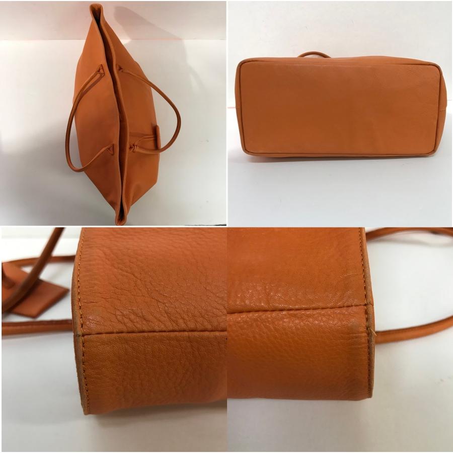 UNITED ARROWS（ユナイテッドアローズ） レザートートバッグ オレンジ