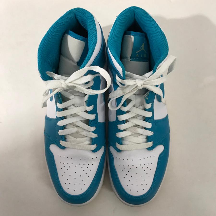 ナイキAIR JORDAN 1 MID アクアトーン　ホワイト 28cm NIKE（ナイキ） NIKE AIR JORDAN 1 MID AQUATONE (ナイキ エア