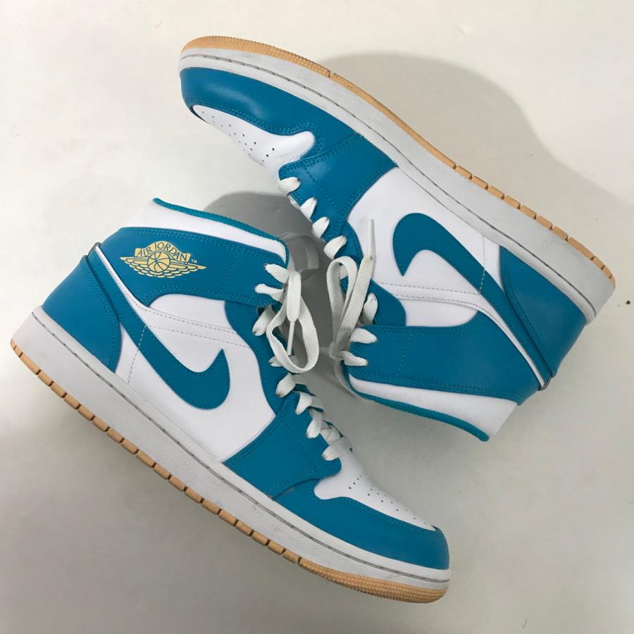 NIKE（ナイキ） NIKE AIR JORDAN 1 MID AQUATONE (ナイキ エア