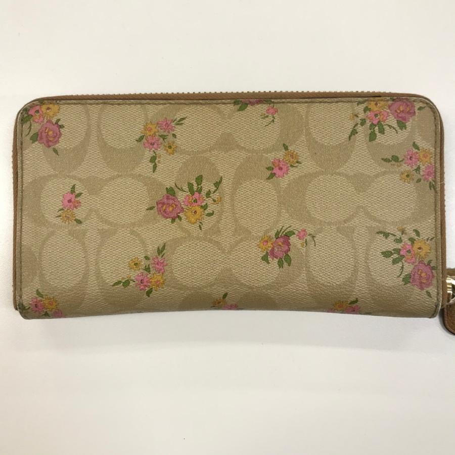 COACH（コーチ） デイジーフローラル ラウンド ファスナー 長財布