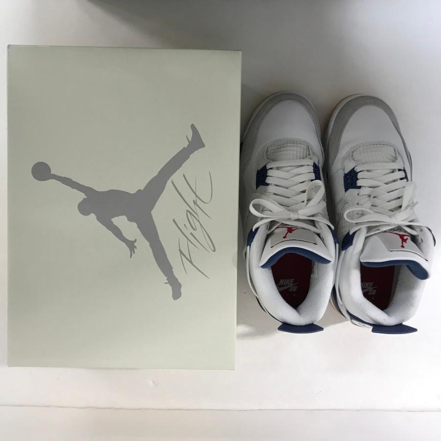NIKE（ナイキ） NIKE SB AIR JORDAN 4 SUMMIT WHITE / NAVY (ナイキSB