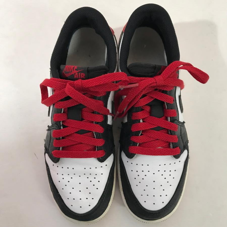 NIKE（ナイキ） NIKE GS AIR JORDAN 1 RETRO LOW OG BLACK TOE (ナイキ