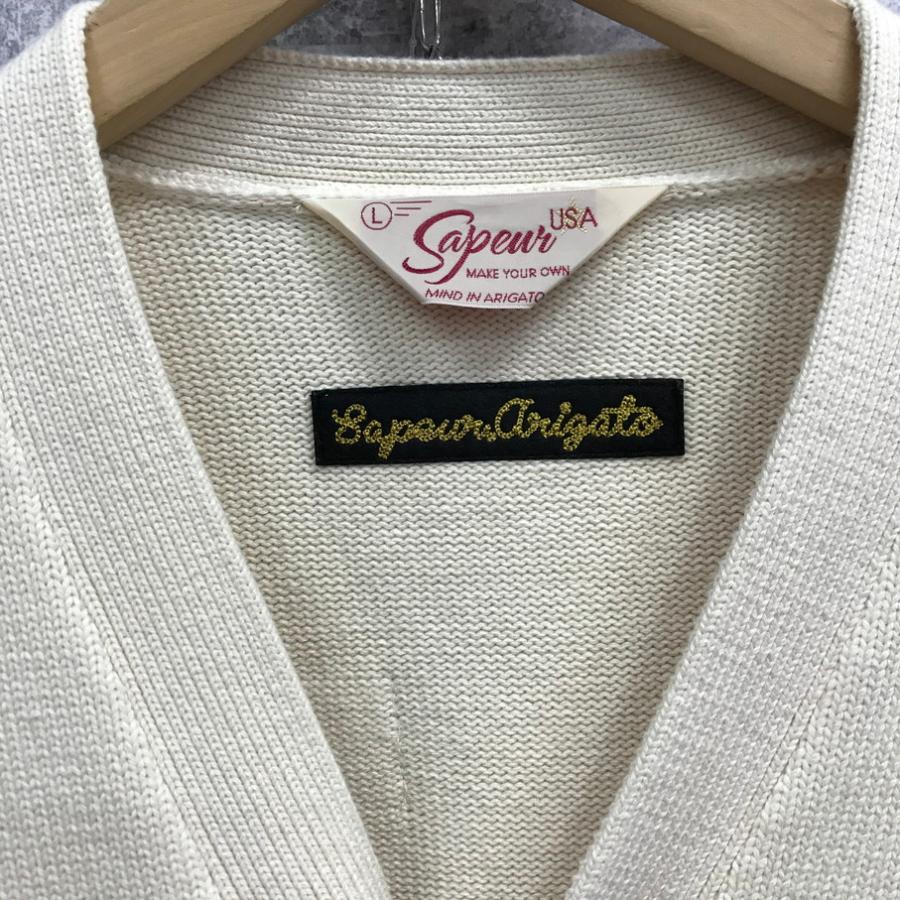SAPEur 24SS LETTERED CARDIGAN JACKET サプール レタード