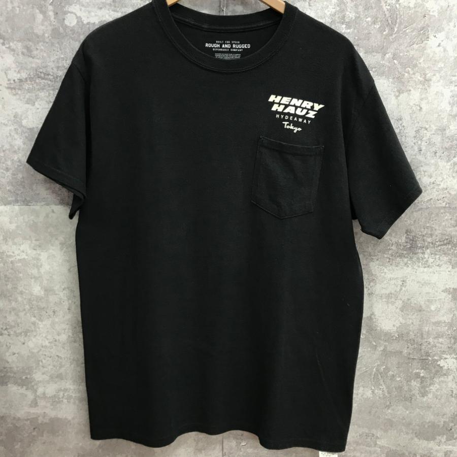 ROUGH and RUGGED ラフアンドラゲッド Tシャツ ブラック【F0450-004