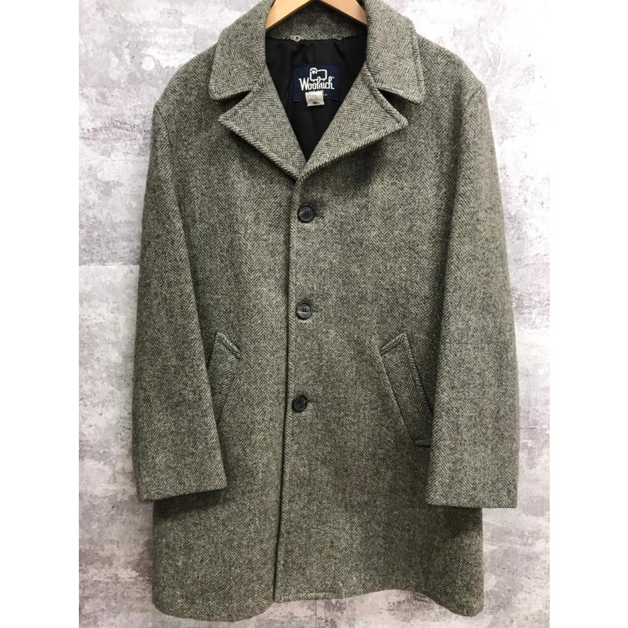 WOOLRICH（ウールリッチ） 80年代 USA製 ヘリンボーン ウールコート
