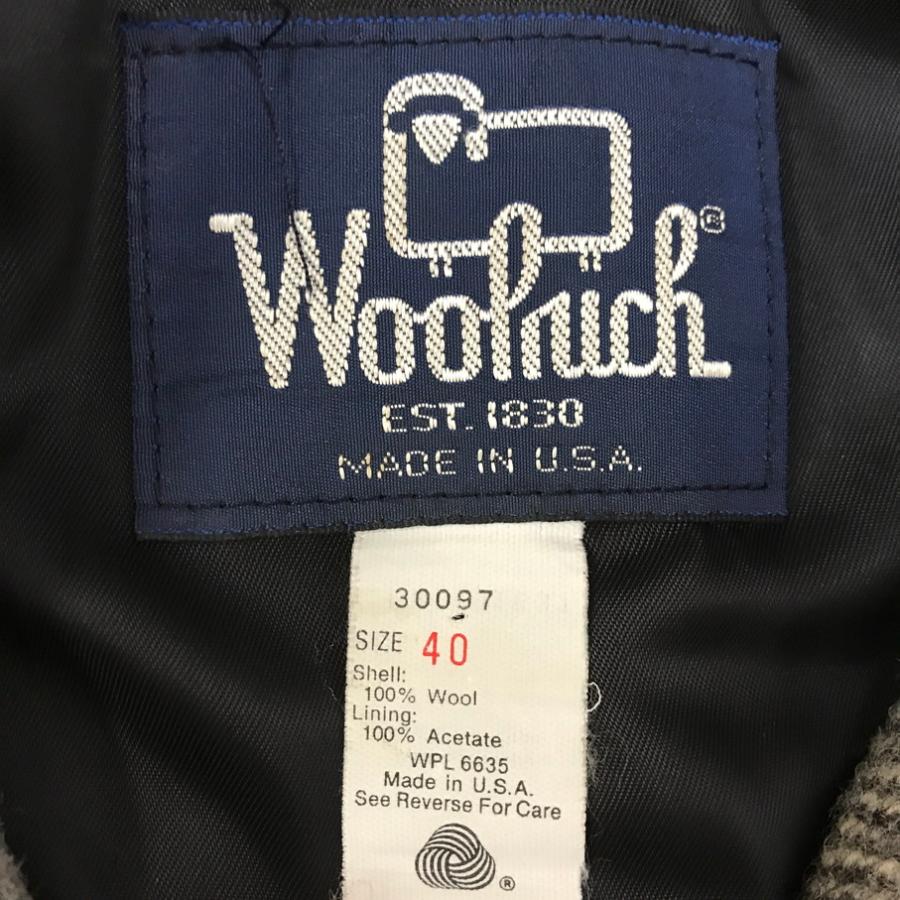 WOOLRICH（ウールリッチ） 80年代 USA製 ヘリンボーン ウールコート