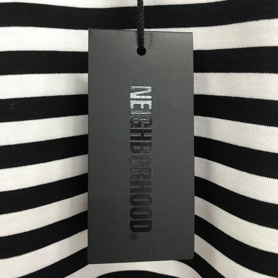 agnes b. NEIGHBORHOOD ボーダーカットソー L NEIGHBORHOOD（ネイバーフッド） × agnes b 25AW BODER CREWNECK LS
