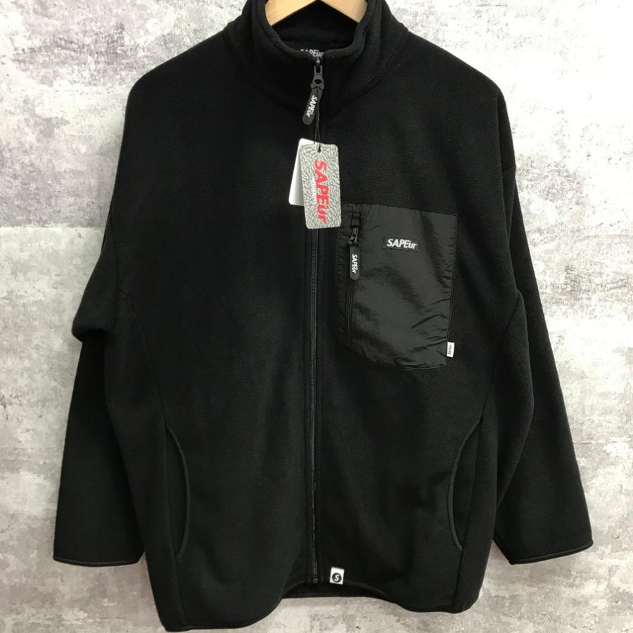 希少！SAPEur セットアップ XL ナイロン 上下 サプール 黒 SAPEur サプール フリースジャケット A0023-483【F0619-004】 : 万代