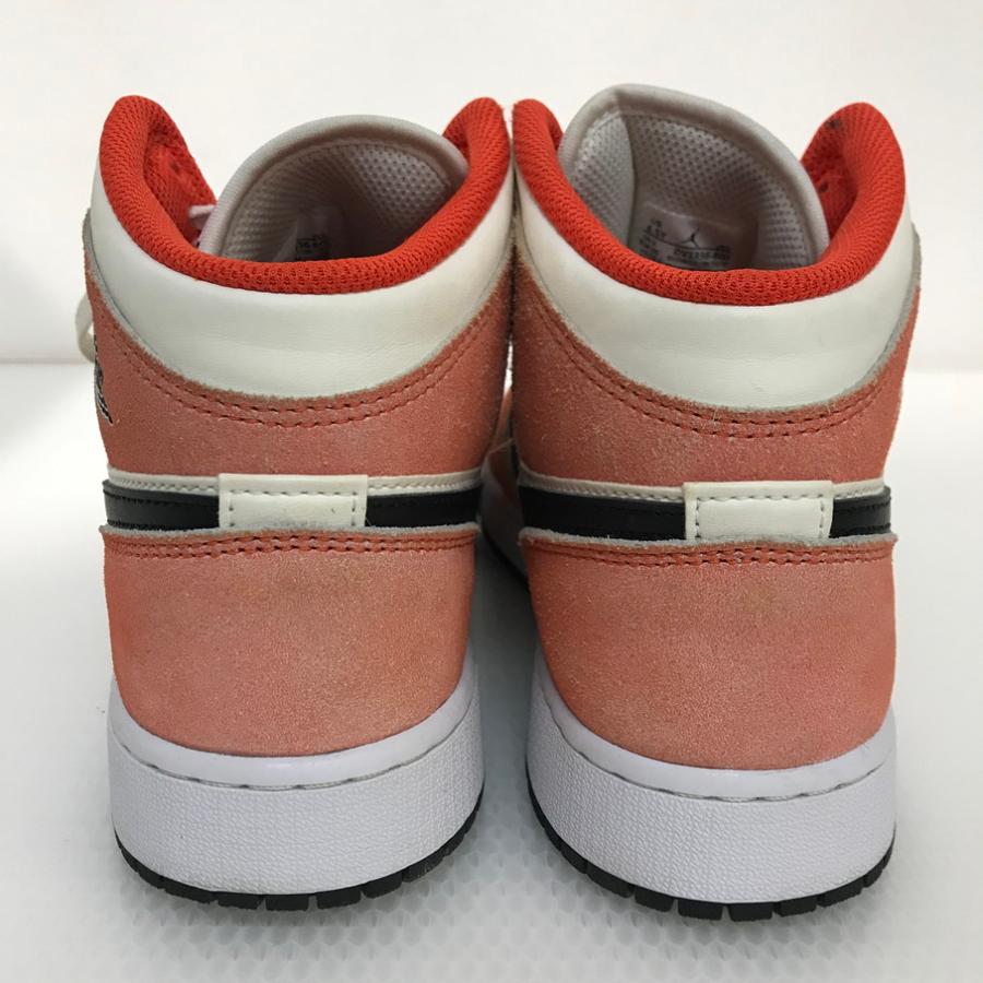 NIKE（ナイキ） NIKE GS AIR JORDAN 1 MID ORANGE SUEDE (ナイキ GS