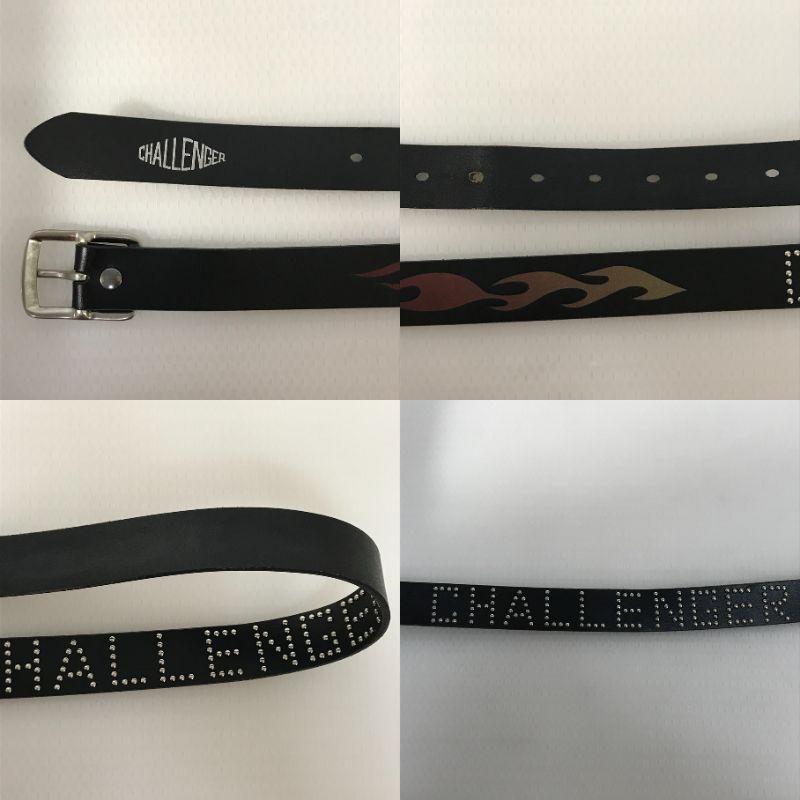 CHALLENGER チャレンジャー ファイヤースタッズ レザー ベルト