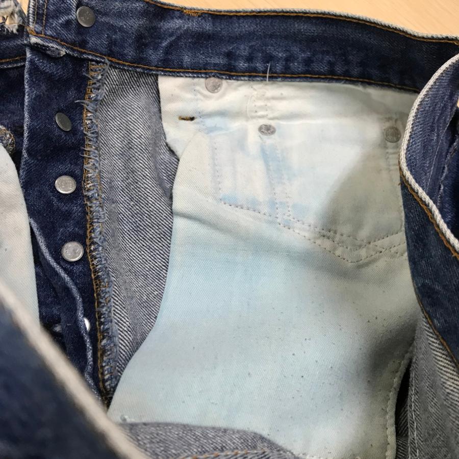Levi's（リーバイス） デニムパンツ 501 赤耳 チェーンステッチ ボタン