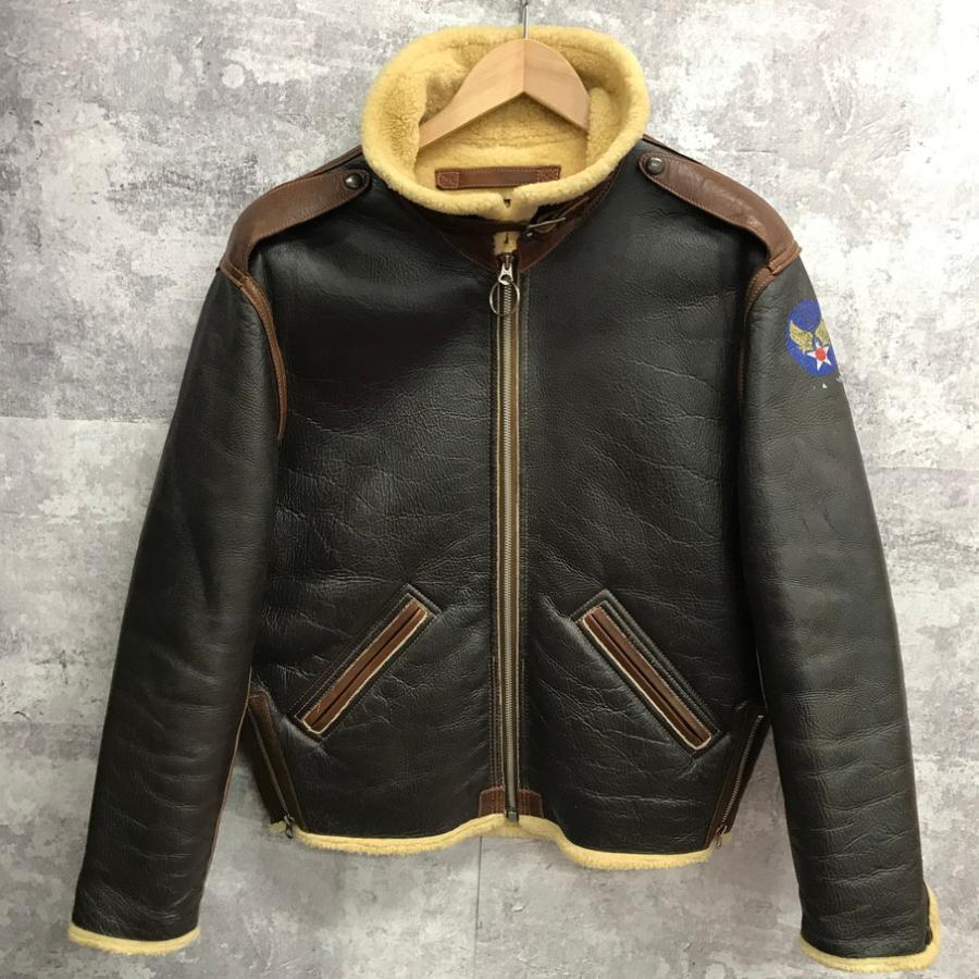 EASTMAN LEATHER CLOTHING B-6 ムートン フライトジャケット レザー