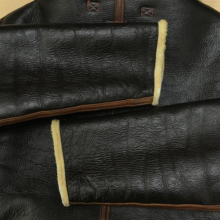 EASTMAN LEATHER CLOTHING B-6 ムートン フライトジャケット レザー