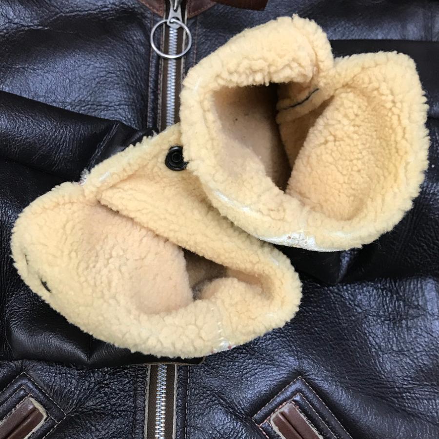 EASTMAN LEATHER CLOTHING B-6 ムートン フライトジャケット レザー