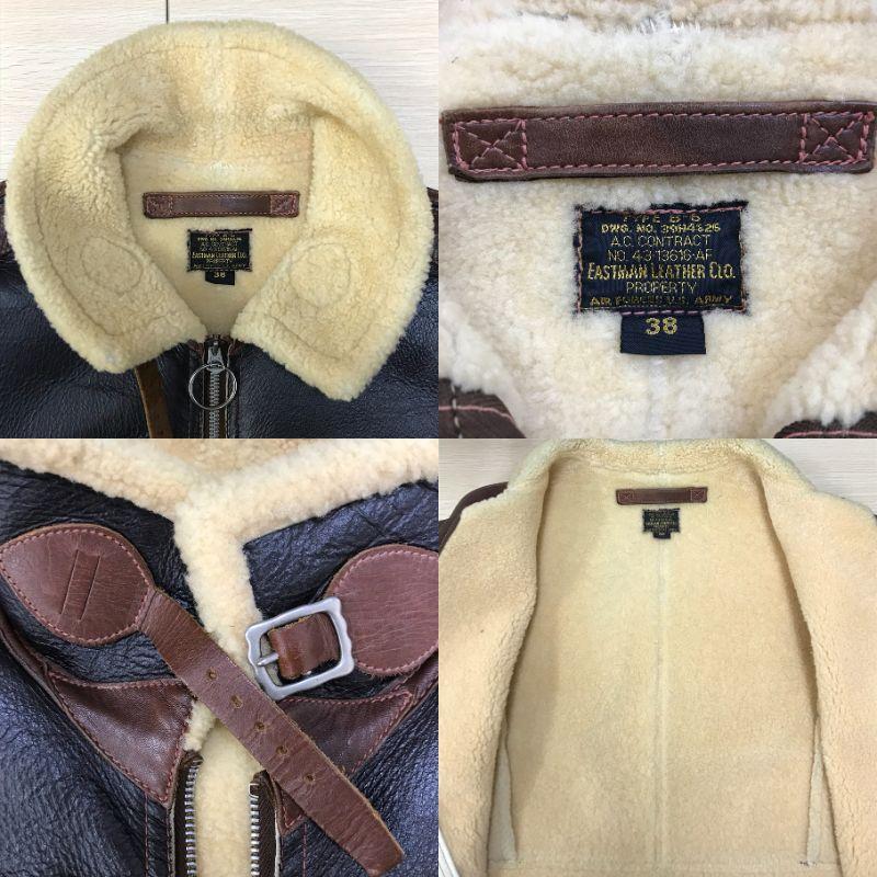 EASTMAN LEATHER CLOTHING B-6 ムートン フライトジャケット レザー