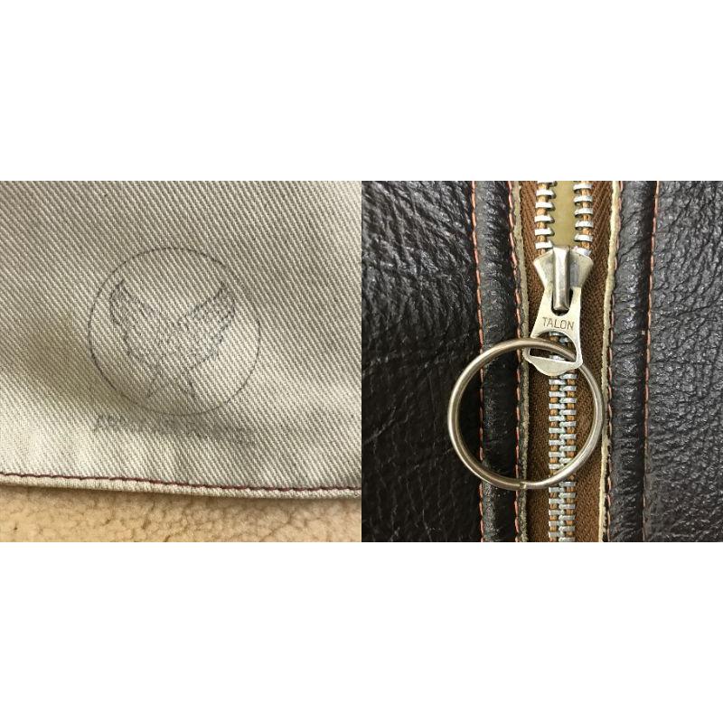 EASTMAN LEATHER CLOTHING B-6 ムートン フライトジャケット レザー