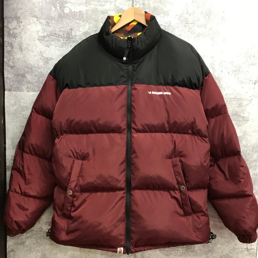 A BATHING APE 1ST CAMO REVERSIBLE DOWN JACKET アベイシングエイプ