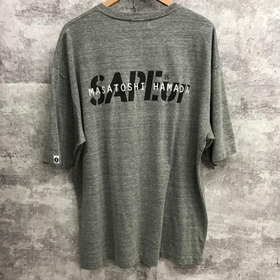SAPEur MASATOSHI HAMADA MIS-college 黒 SAPEur × MASATOSHI HAMADA MIS-college サプール 浜田雅功 Tシャツ