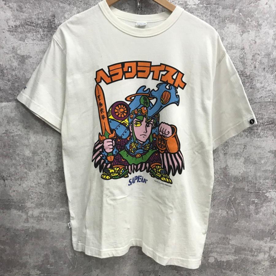 SAPEur × ビックリマン ヘラクライスト サプール Tシャツ【F1276-004