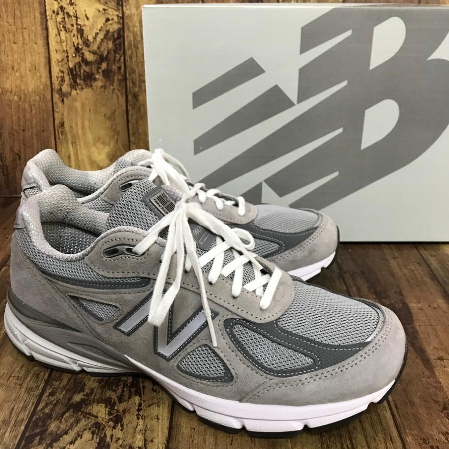 NEW BALANCE 990V4 Gray Silver ニューバランス スニーカー U990GR4【F1298-004】 New Balance（ニューバランス） NEW BALANCE 990V4 Gray Silver