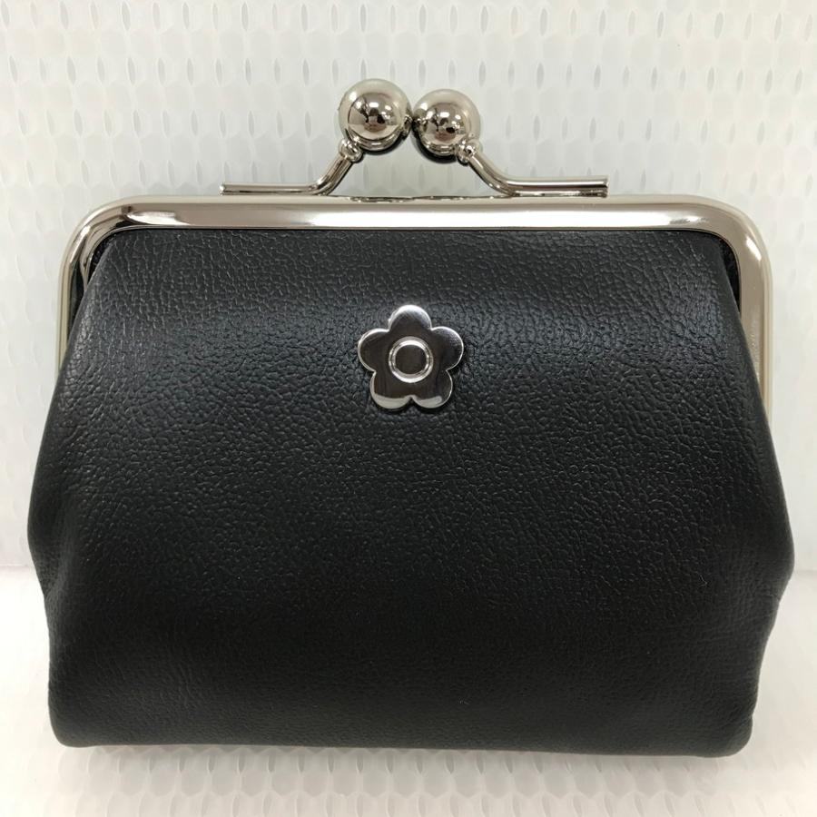 MARY QUANT（マリークヮント） フレンチシームがま口 二つ折り財布