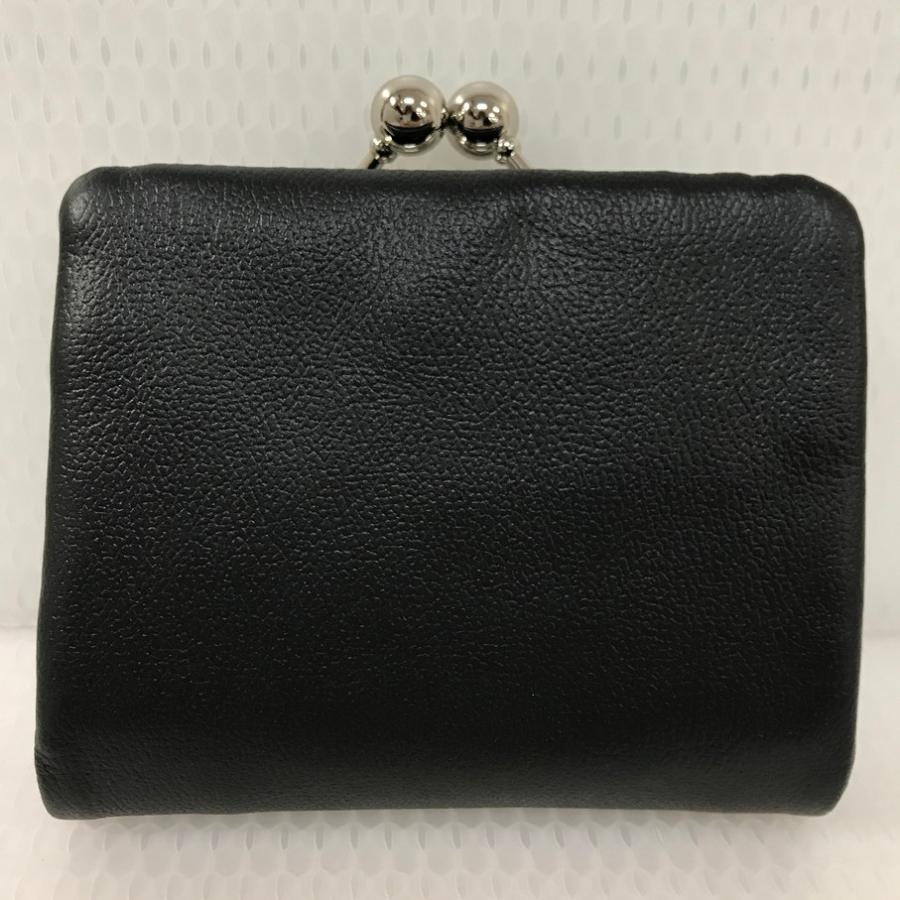 MARY QUANT（マリークヮント） フレンチシームがま口 二つ折り財布