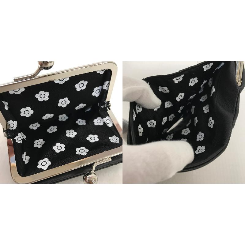 MARY QUANT（マリークヮント） フレンチシームがま口 二つ折り財布