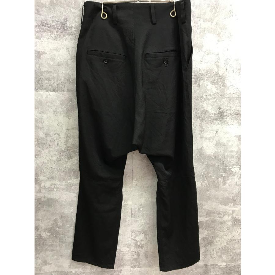 Yohji Yamamoto ＋Noir ヨウジヤマモト サルエルパンツ Yohji Yamamoto +NOIR ヨウジヤマモト プリュス ノアール ウール