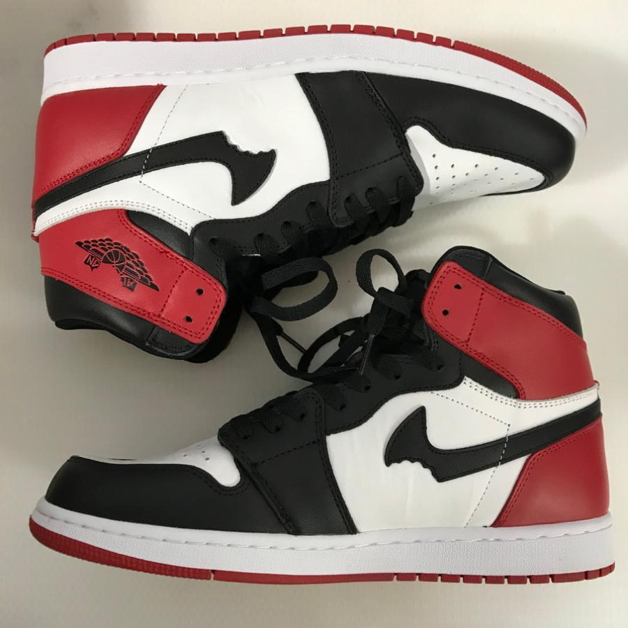 C*☆様 BITE'EM エラー　ジョーダン　1 レトロ ハイ OG シカゴ　赤 BITE 'EM ERROR JORDAN 1 RETRO HIGH OG BLACK TOE エラージョーダン