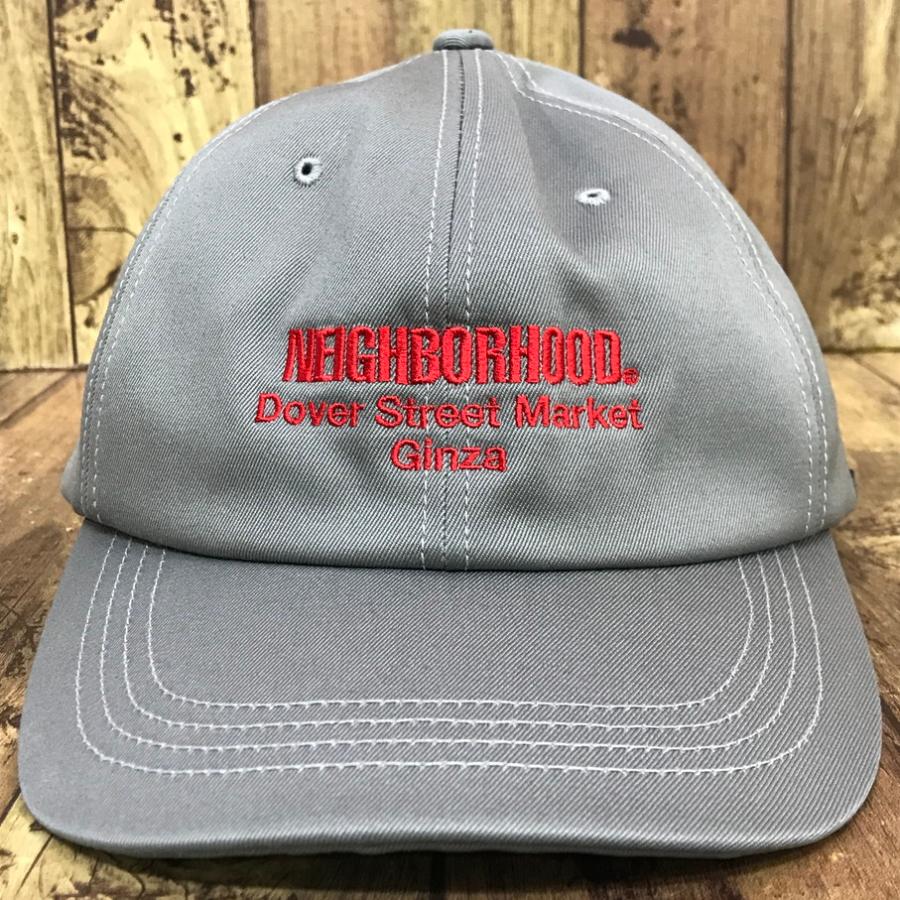 NEIGHBORHOOD × DOVER STREET MARKET GINZA GRAY ネイバーフッド × ドーバーストリートマーケットギンザ キャップ グレイ【F1471-004】 NEIGHBORHOOD（ネイバーフッド） × DOVER STREET MARKET GINZA GRAY