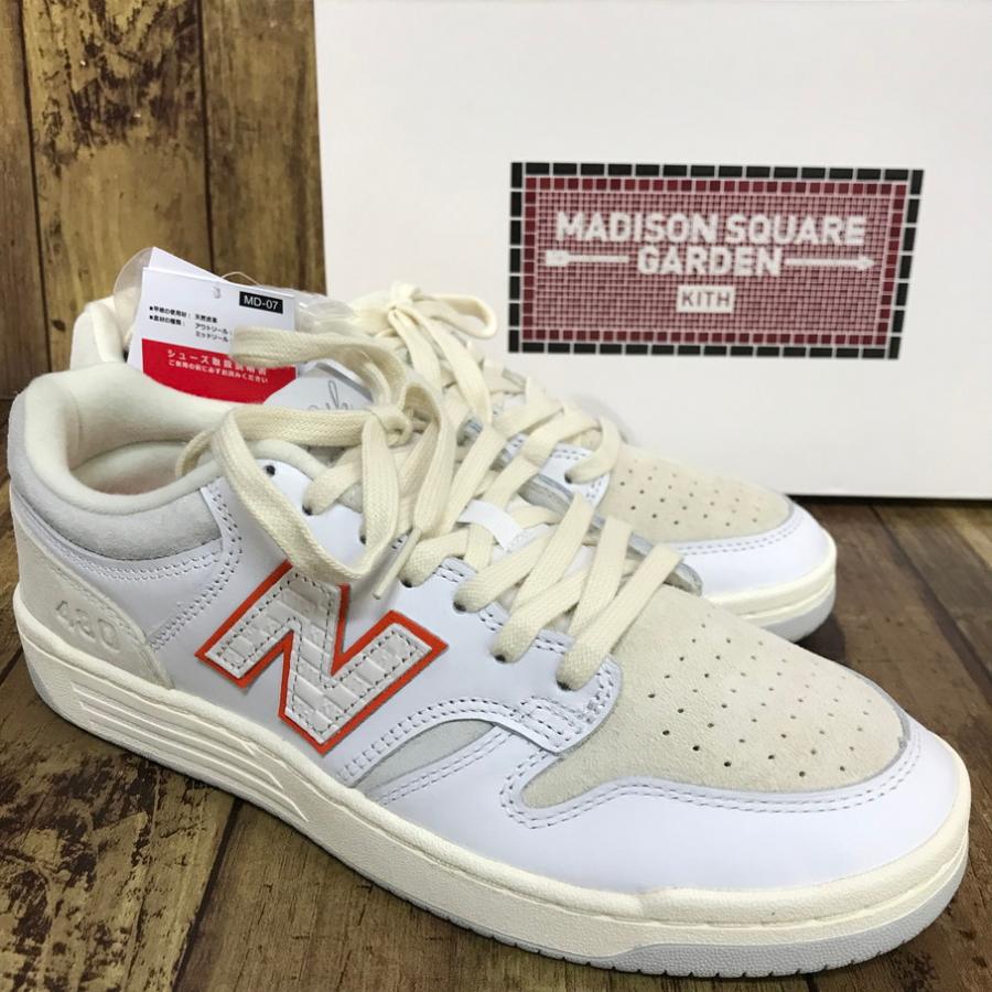 KITH × NEW BALANCE NUMERIC 480 MADISON SQUARE TAN ORANGE キス × ニューバランス スニーカー【F1558-004】 New Balance（ニューバランス） KITH × NEW BALANCE NUMERIC 480