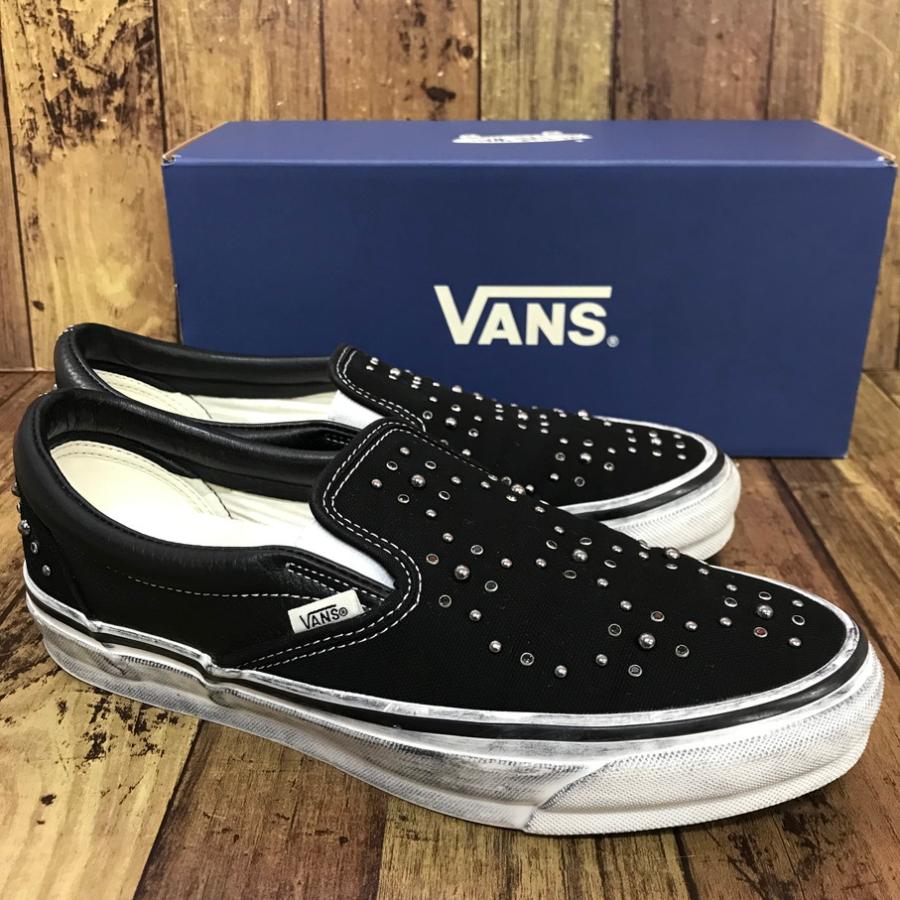 VANS PREMIUM CLASSIC SLIP-ON PEARLIZED PACK BLACK OUT バンズ スリッポン スニーカー【F1559-004】 VANS（ヴァンズ） VANS PREMIUM CLASSIC SLIP-ON PEARLIZED PACK BLACK
