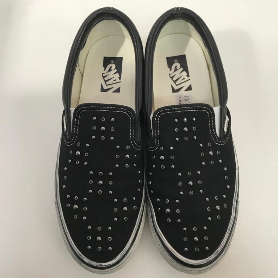 VANS（ヴァンズ） VANS PREMIUM CLASSIC SLIP-ON PEARLIZED PACK BLACK