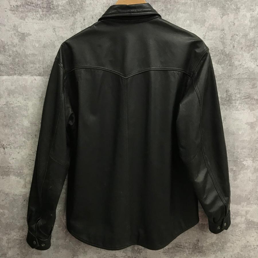 HARLEY DAVIDSON ハーレーダビッドソン レザーシャツ ウェスタンシャツ