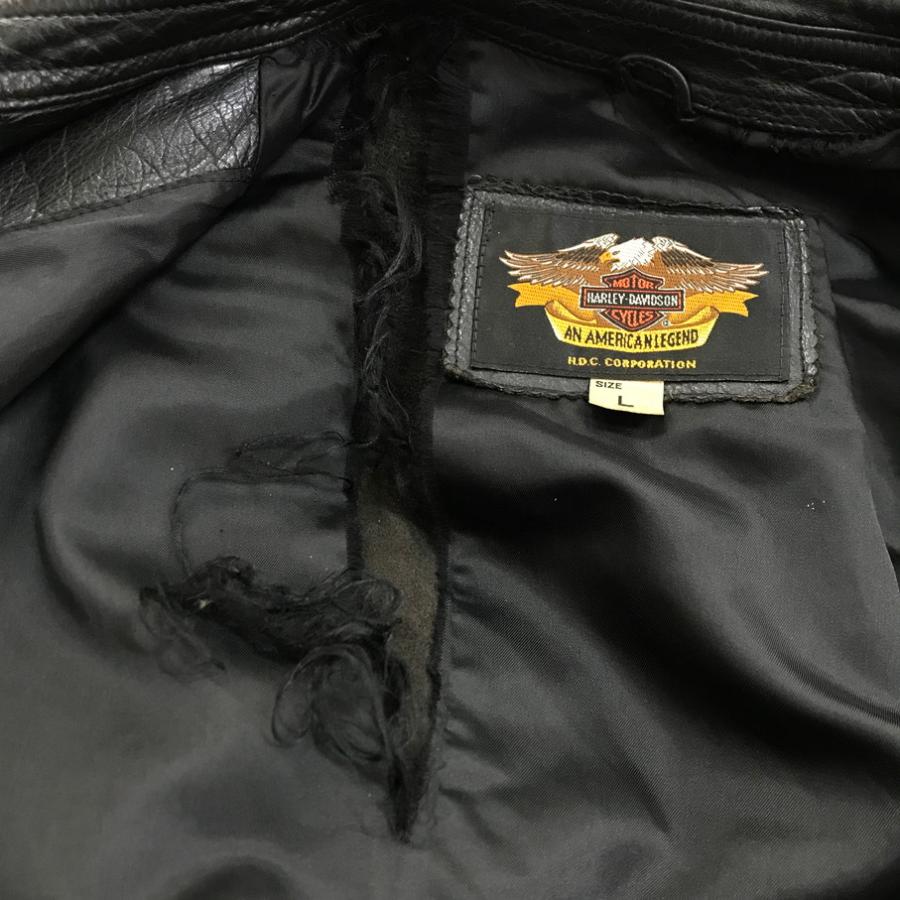 HARLEY DAVIDSON ハーレーダビッドソン レザーシャツ ウェスタンシャツ
