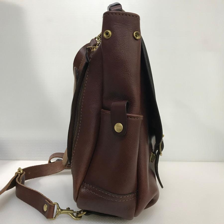 HERZ（ヘルツ） 棒屋根クラシックリュック チョコ バッグ バックパック