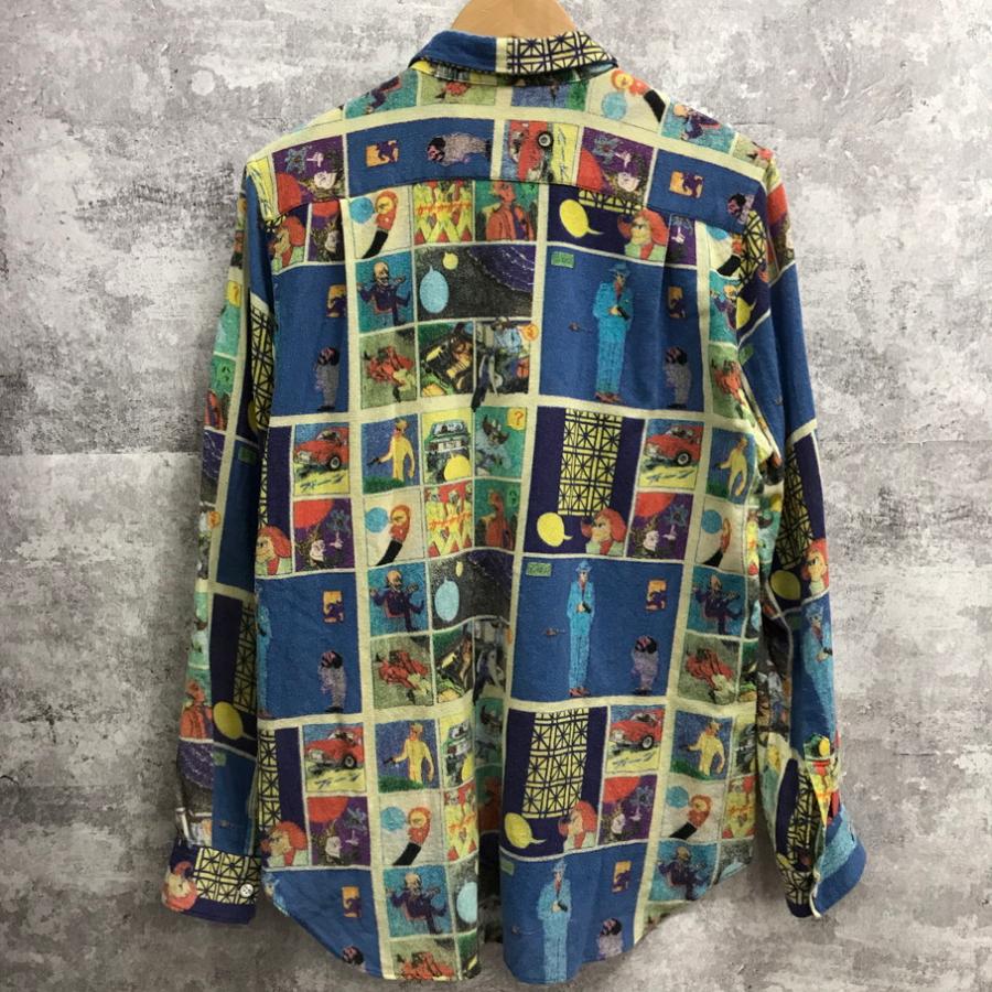 COMME des GARCONS × 小林晴夫 コムデギャルソン コミック柄シャツ