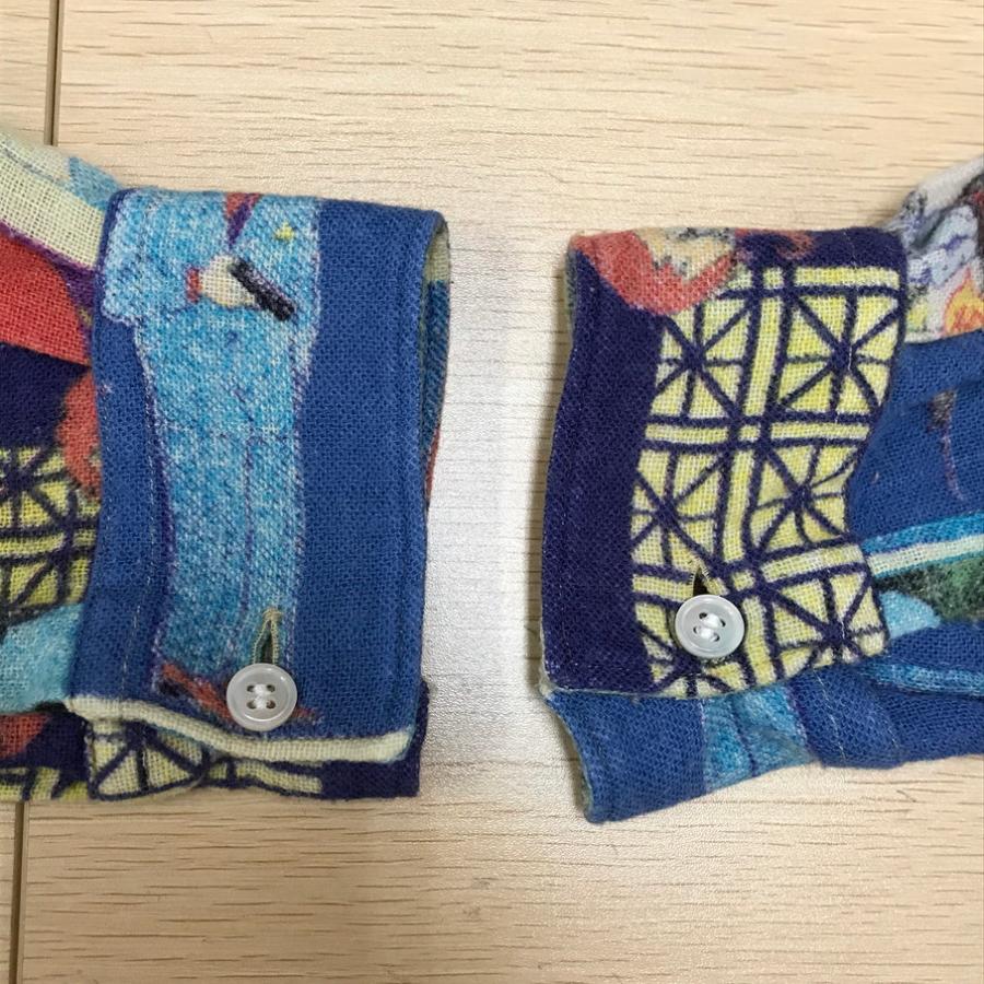 COMME des GARCONS × 小林晴夫 コムデギャルソン コミック柄シャツ