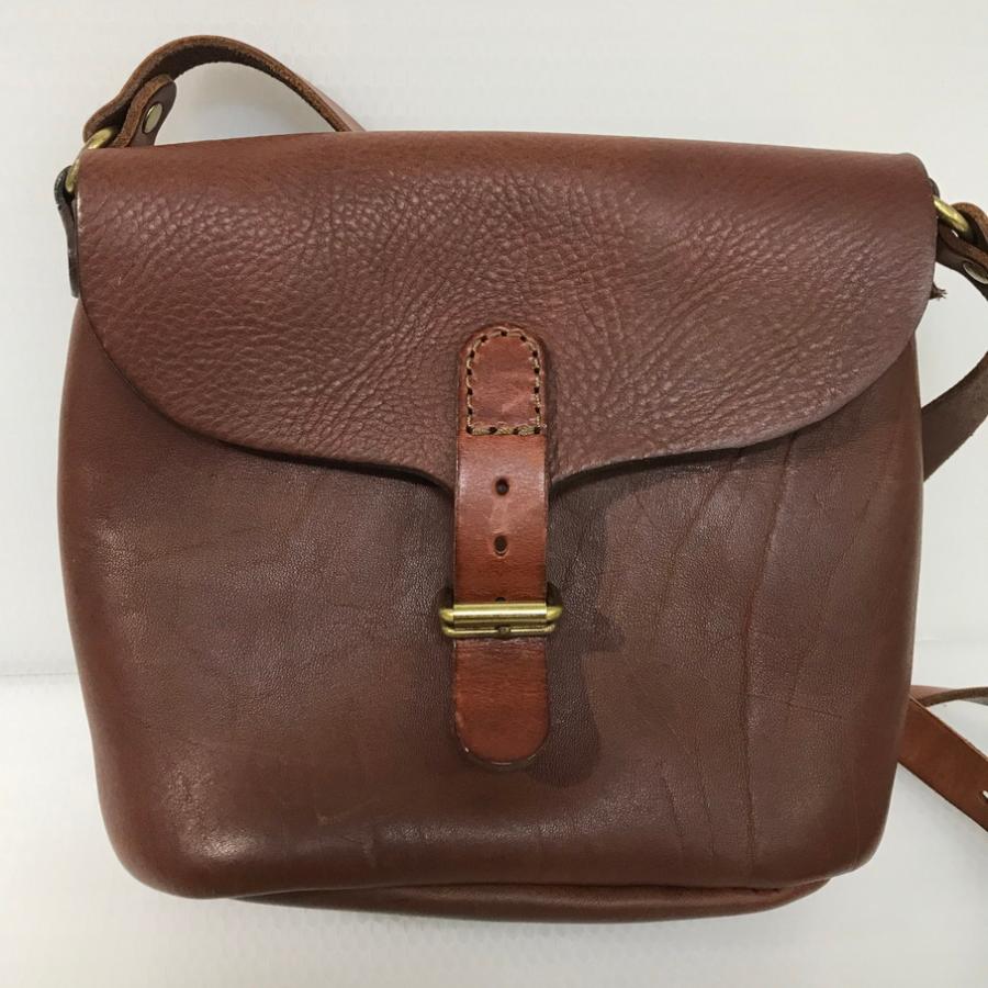 HERZ ヘルツ レザー バッグ ブラウン HERZ（ヘルツ） ショルダーバッグ ブラウン レザー 革【F1951-004