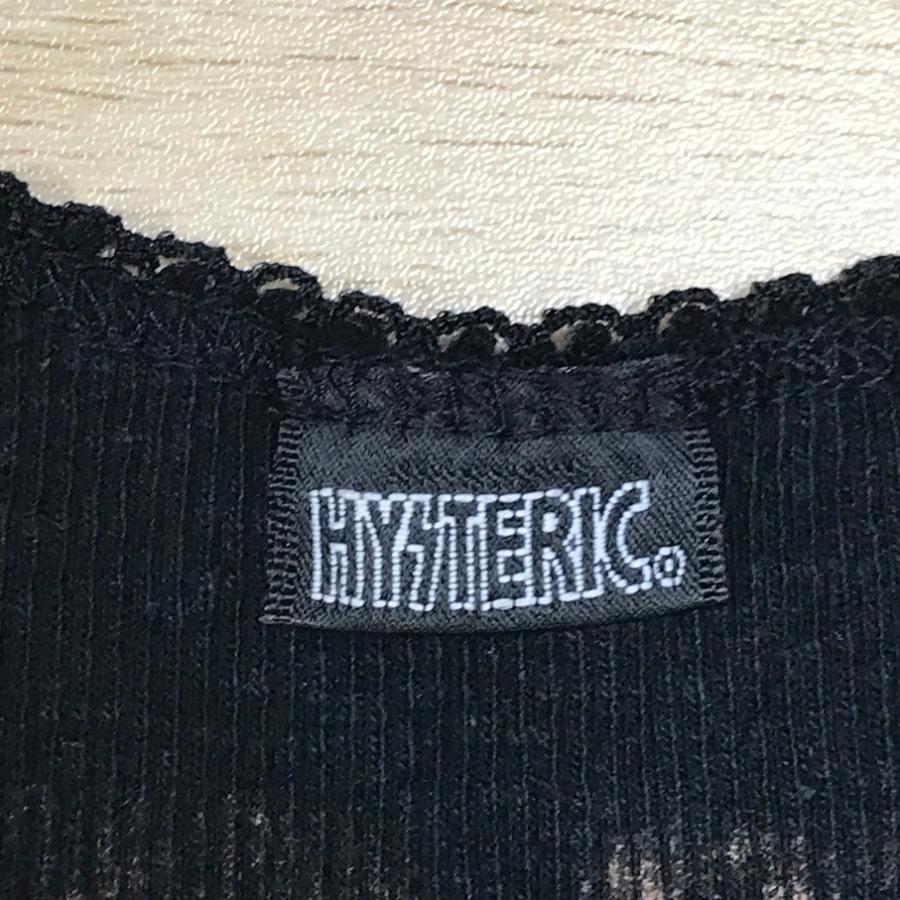 HYSTERIC GLAMOUR（ヒステリックグラマー） タンクトップ ブラック 2CR