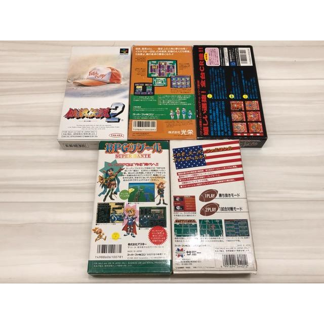 スーパーファミコンソフト 5個セット 動作未確認 【F5105-007】050