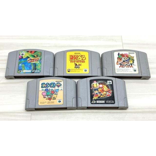ニンテンドー64ソフト 5個セット 動作未確認 【F5113-007】051