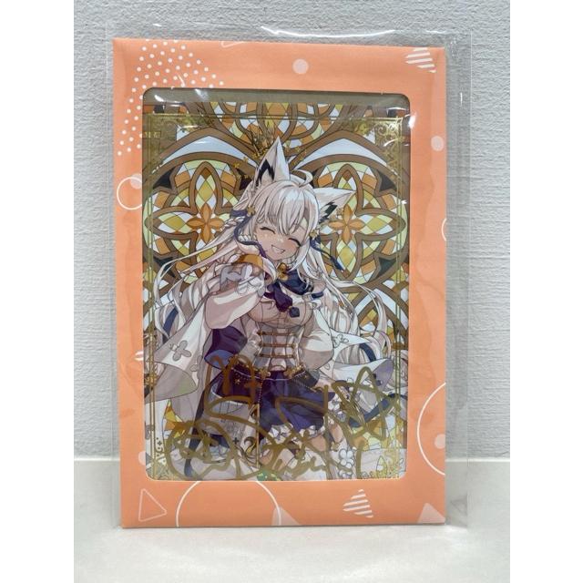 ホロライブ 白上フブキ 誕生日記念2024 直筆サイン入り ポストカード