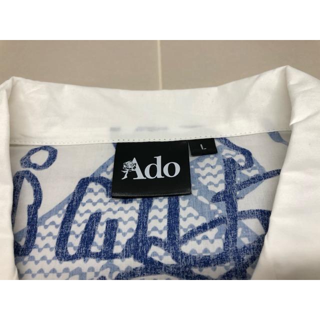Ado 5周年記念 オープンカラーシャツ サイズ L【F6132-007】145 : 万代