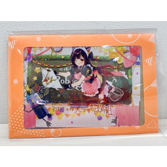 ホロライブ ロボ子さん 活動7周年記念 直筆サイン＆箔押し複製