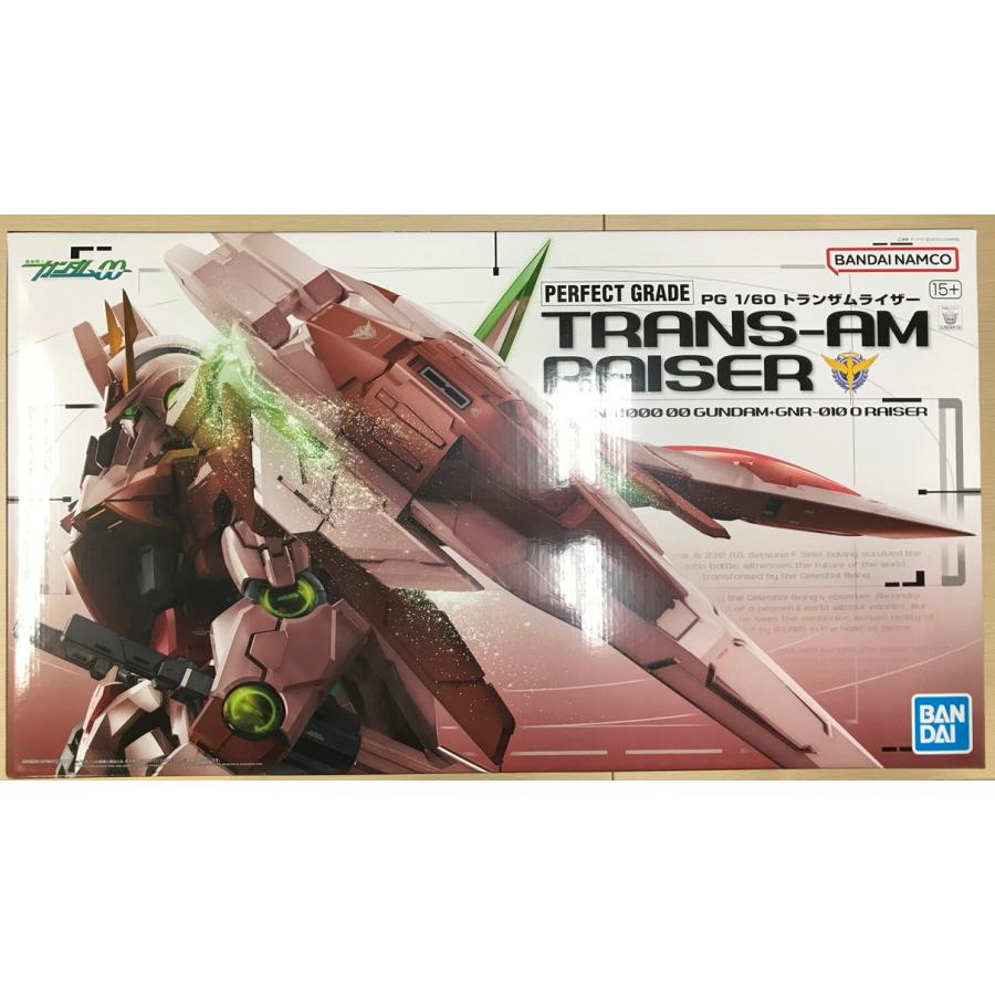新品未使用 PG ＧＮ-００００トランザムライザー ガンダム00 113 未組立 プレミアムバンダイ限定 PG 1/60 GN-0000+GNR-010