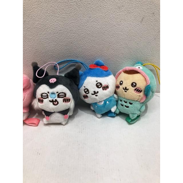 ちいかわ　サンリオ　マスコット　５体コンプリートセット　ハチワレうさぎモモンガ ちいかわ×サンリオキャラクターズ マスコット 5体セット ちいかわ