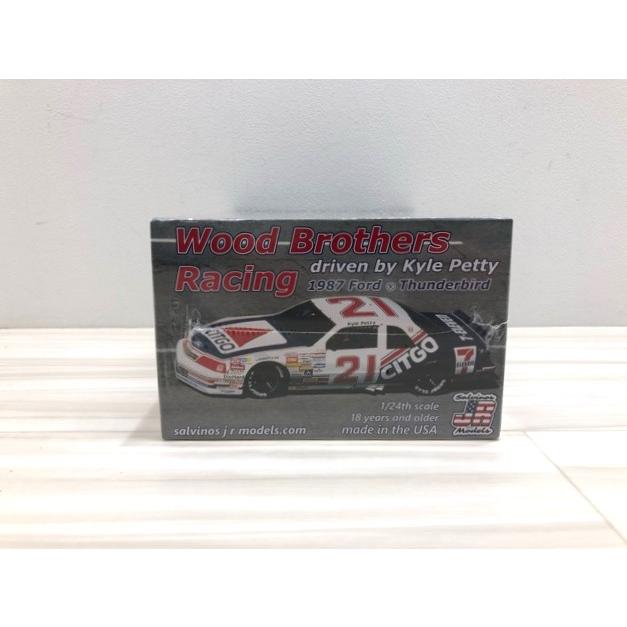 1/24 カイル・ペティ ウッドブラザース シットゴー フォード・サンダーバード 1987 新品 プラモデル【G1350-007】116 1/24 カイル・ペティ ウッドブラザース シットゴー フォード