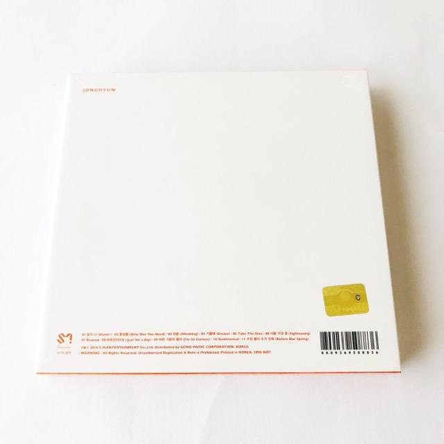 SHINee ジョンヒョン POET/ARTIST 未開封 CD【I2036-007】033 : 万代